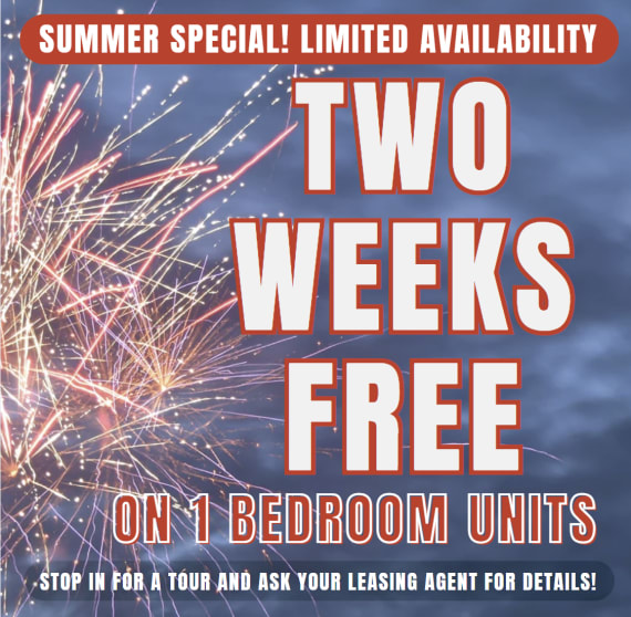 Verlaine on the Parkway Summer Special - TWO WEEKS Free on 1 BEDROOM UNITS ONLY. Limited Availability - Act Fast! **Discount applies after first full months rent.