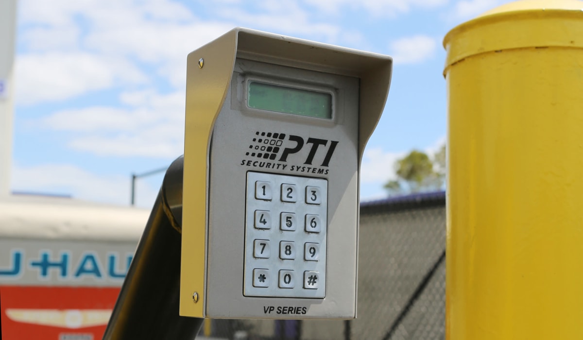 Keypad at Midgard Self Storage in Midland, NC