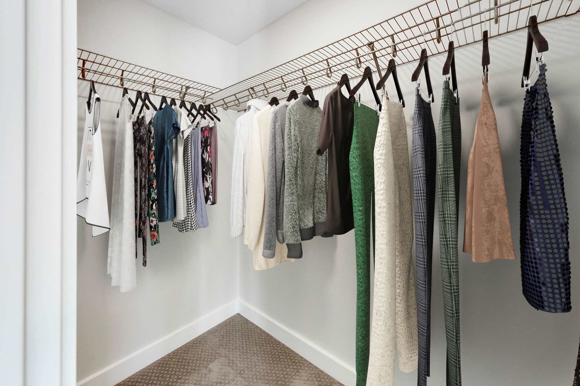 Spacious Closet at Domaine at Napa Junction in American Canyon, California