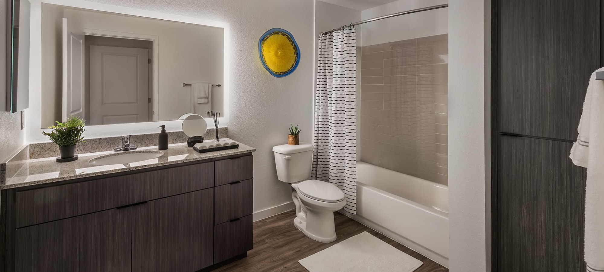 Bathroom at Villa Vita Apartments in Peoria, Arizona