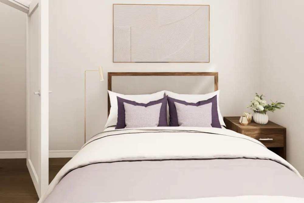 Bedroom at The Acacia in Palo Alto, California