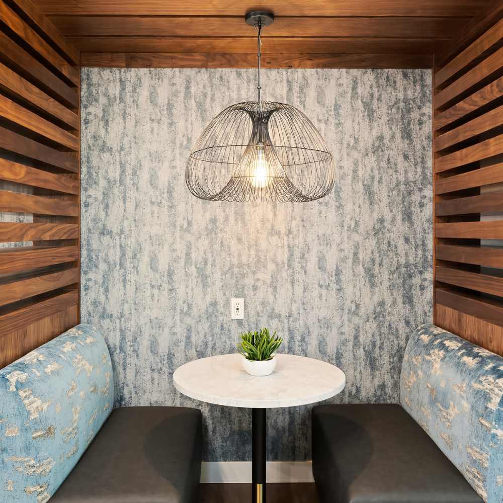 Dining area for residents The Summit in Redmond, Washington