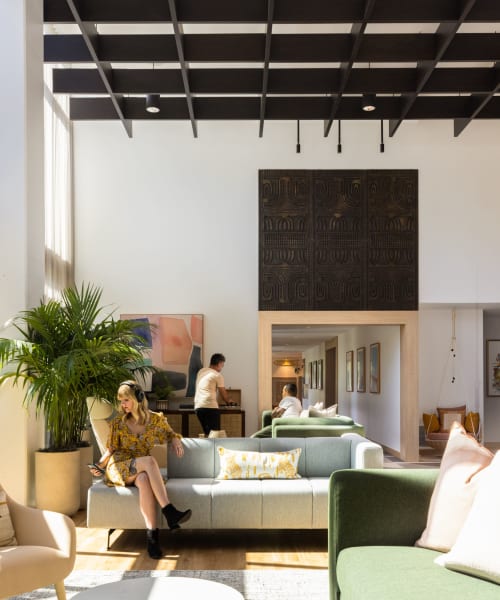 Business center at The Margo, San Diego, California