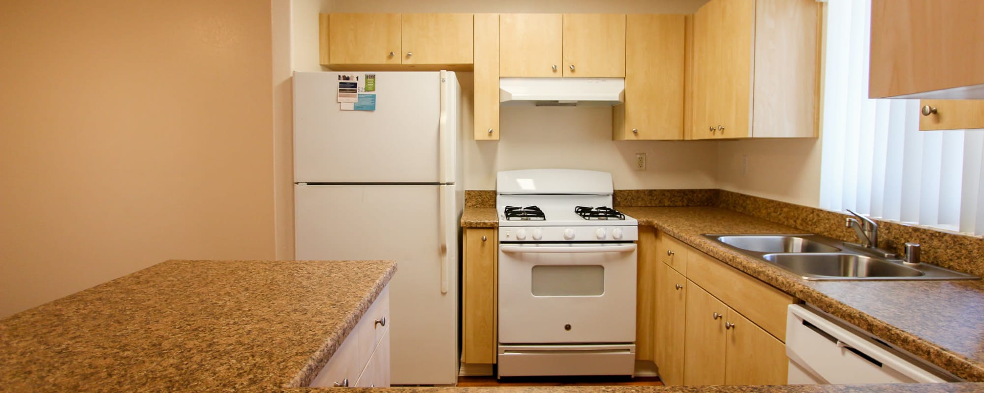 A kitchen in a home at Vista Ridge in Vista, California