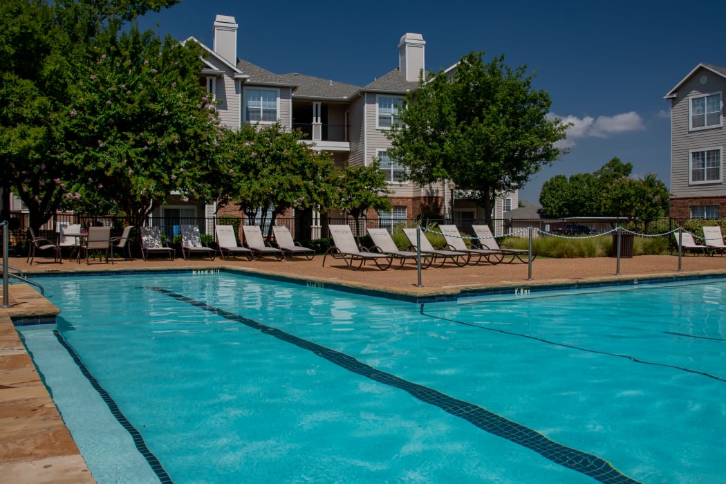 Beautiful pool at Prairie Springs in Oklahoma City, Oklahoma