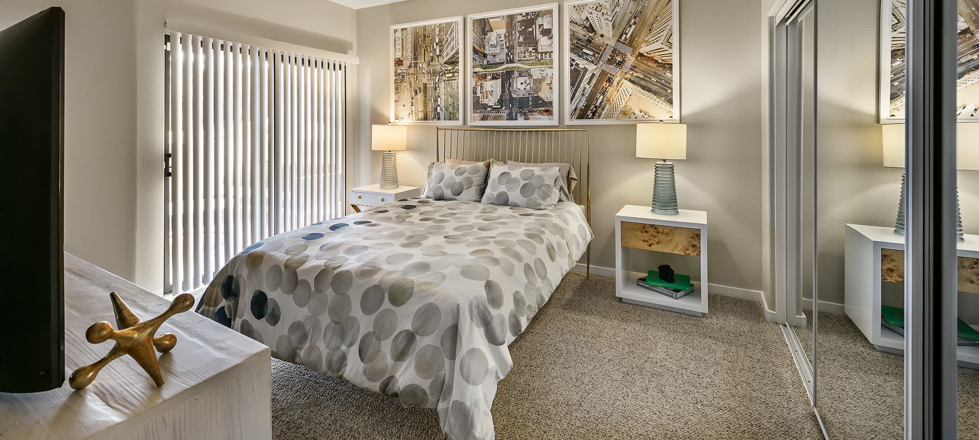 Luxury bedroom at Waterside at Ocotillo