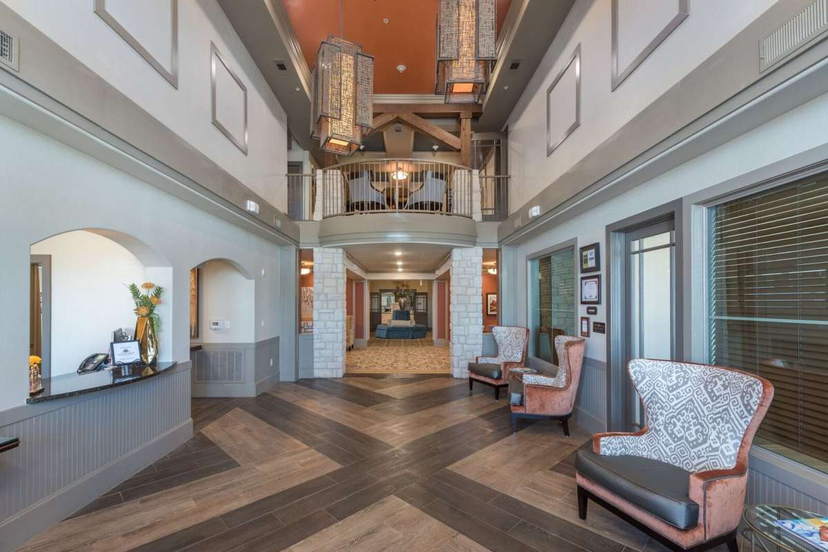 Entry hall at Watercrest at Katy in Katy, Texas