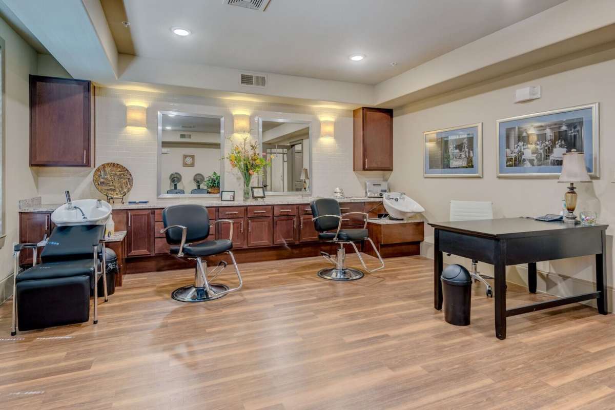 Salon at Watercrest at Katy in Katy, Texas.