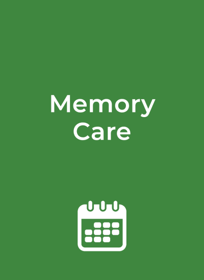 Memory care calendar at Touchmark on South Hill in Spokane, Washington