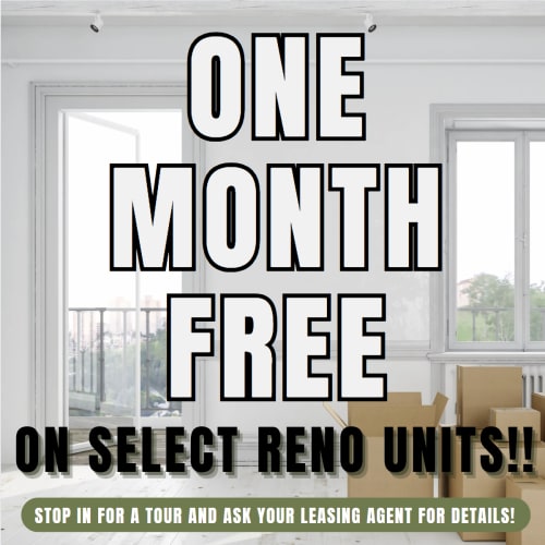 North Bend Living Summer Special One Month Free on Select RENOVATED Units. Limited Availability - Act Fast! **Discount applies after first full months rent.