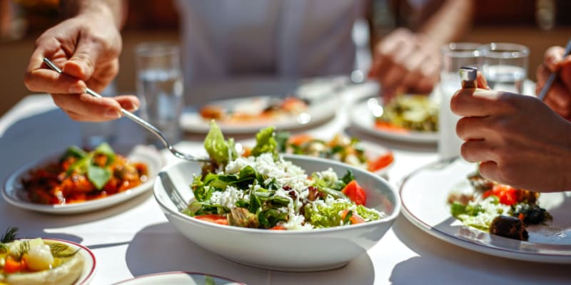 A resident eating near Chollas Heights in San Diego, California