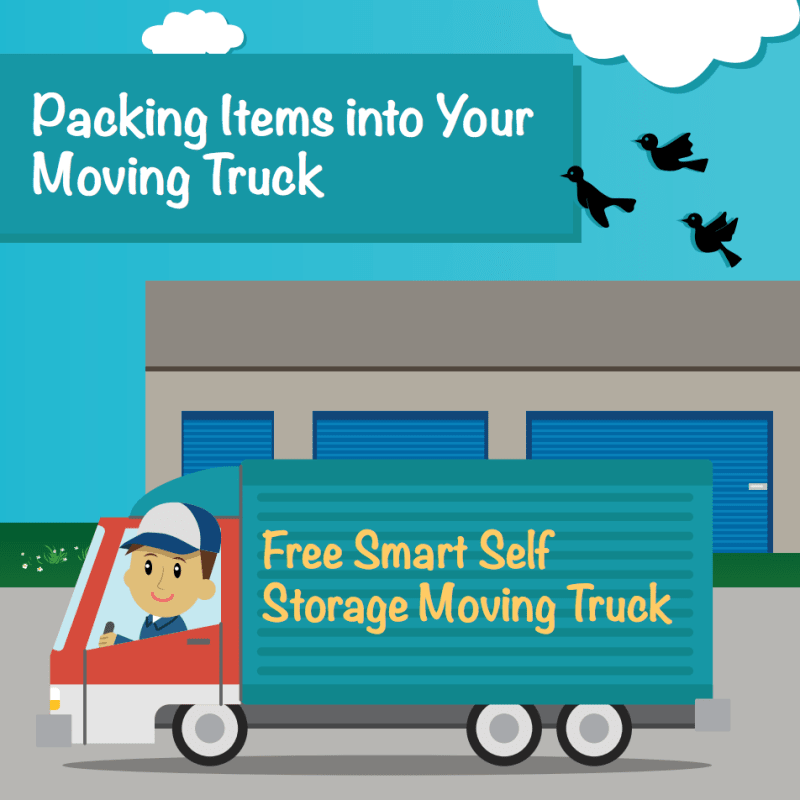 Packing Items Into Your Moving Truck at Smart Self Storage in Van Nuys, CA