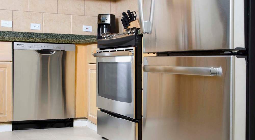 Upgraded kitchen at Bonita Ranch in Sylmar, California
