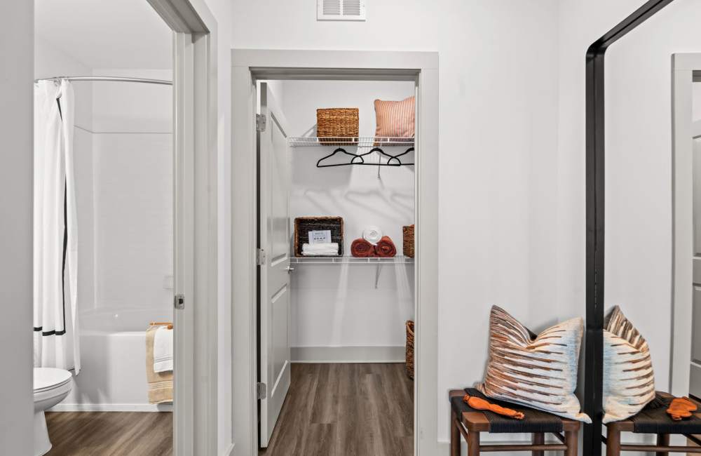 Closets at Watersound Origins Crossings in Inlet Beach, Florida
