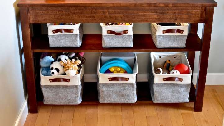 Storage bins for DIY storage