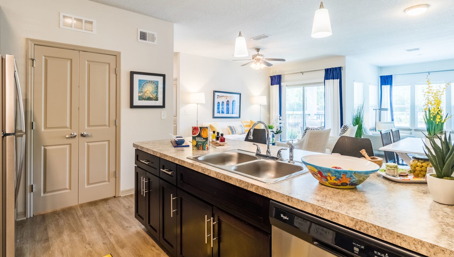Ample counterspace at Lakeline at Bartram Park in Jacksonville, Florida