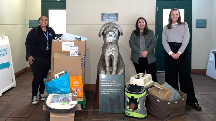 Arroyo Parkway Self Storage donates to Pasadena Humane Society