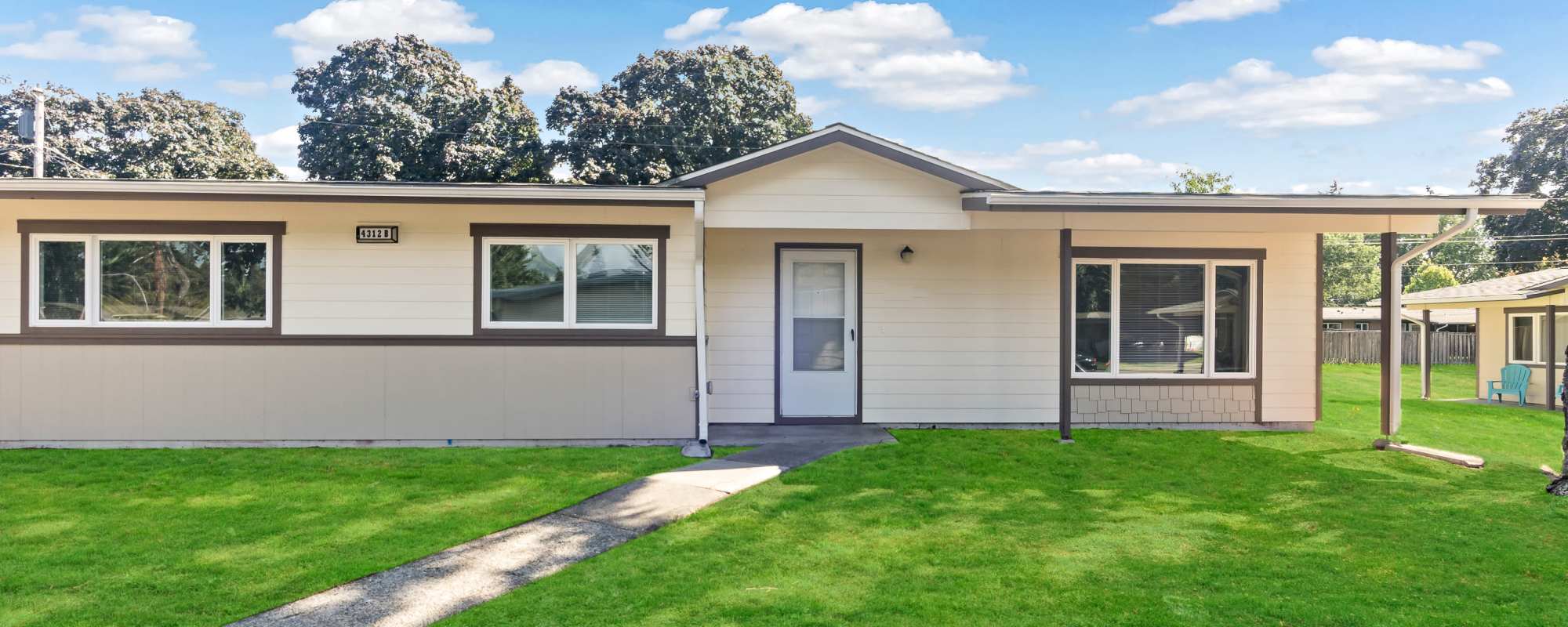 Exterior of home at Heartwood in Joint Base Lewis McChord, Washington