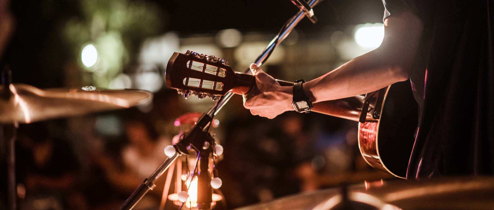 Concert near Crescent Place in Savannah, Georgia