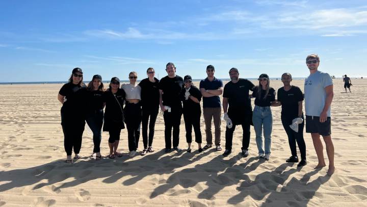 Earth Day volunteers at StorQuest
