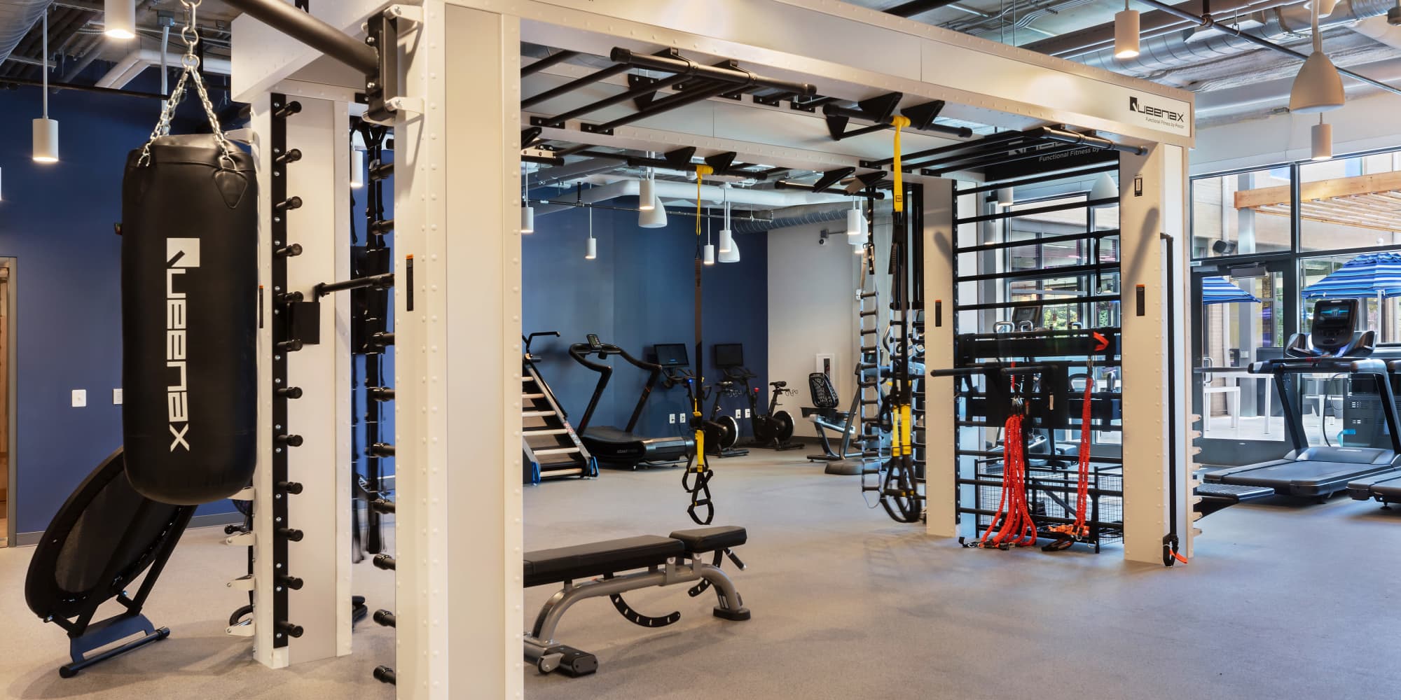 Community fitness center at Alexandria, Virginia at The Blake