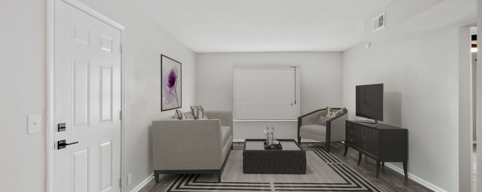 Living Room Metairie, Louisiana, apartments at The Maxwell