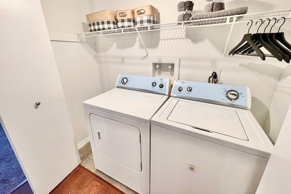 Enjoy apartments with and washer & dryer at The Abbey at Regent's Walk in Homewood, Alabama