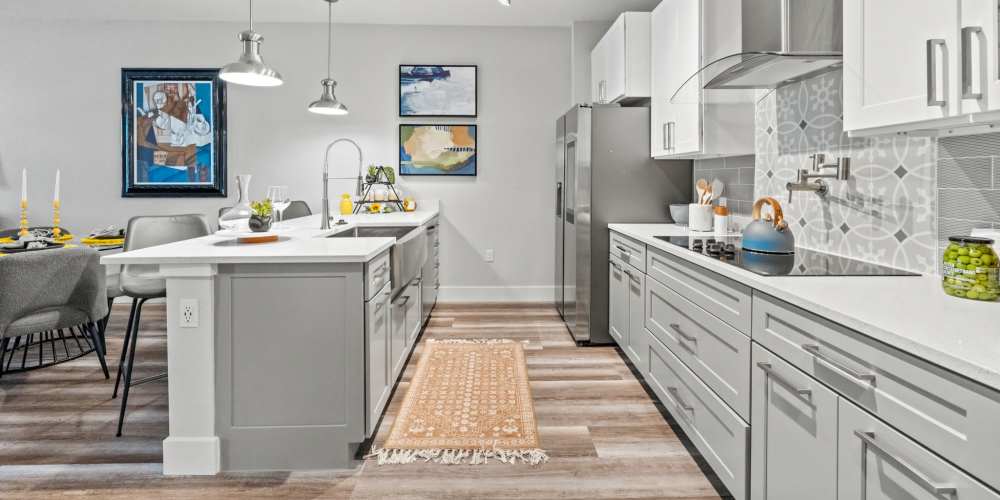 Modern kitchen at Addison Square in Viera, Florida