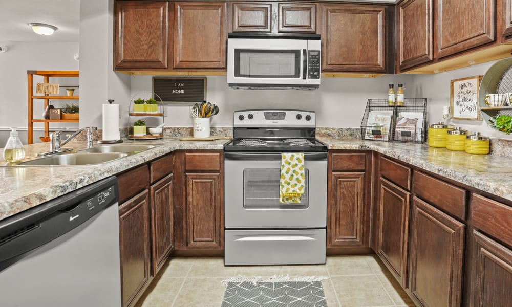 Kitchen at Tuscany Place in Lubbock, Texas