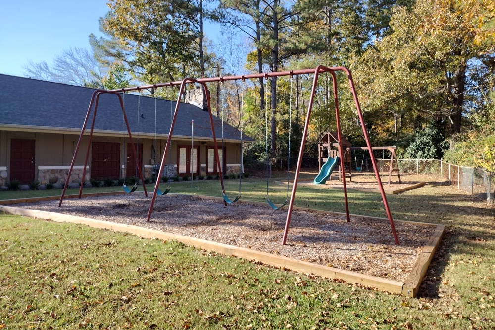 Swingset at The Grove at Six Hundred Apartment Homes in Rome, Georgia
