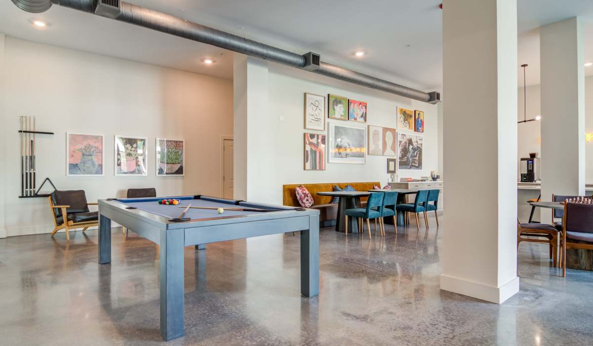 Pool Table at Lofts at Hamilton in Dalton, Georgia 