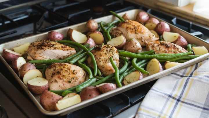 Sheet pan dinner