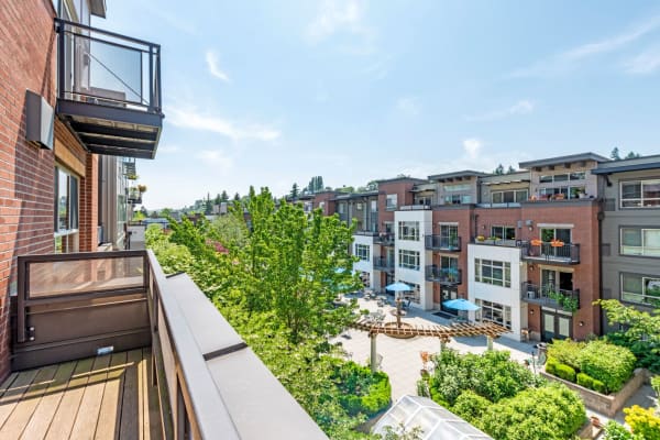 Back patio view from The Corydon managed by Pillar Properties
