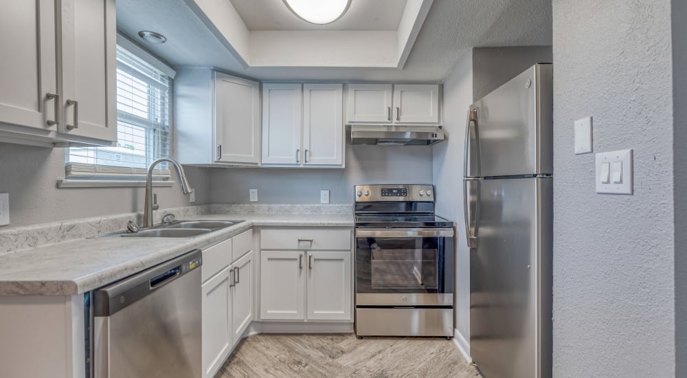 Kitchen at Bayside Villas in Panama City, Florida