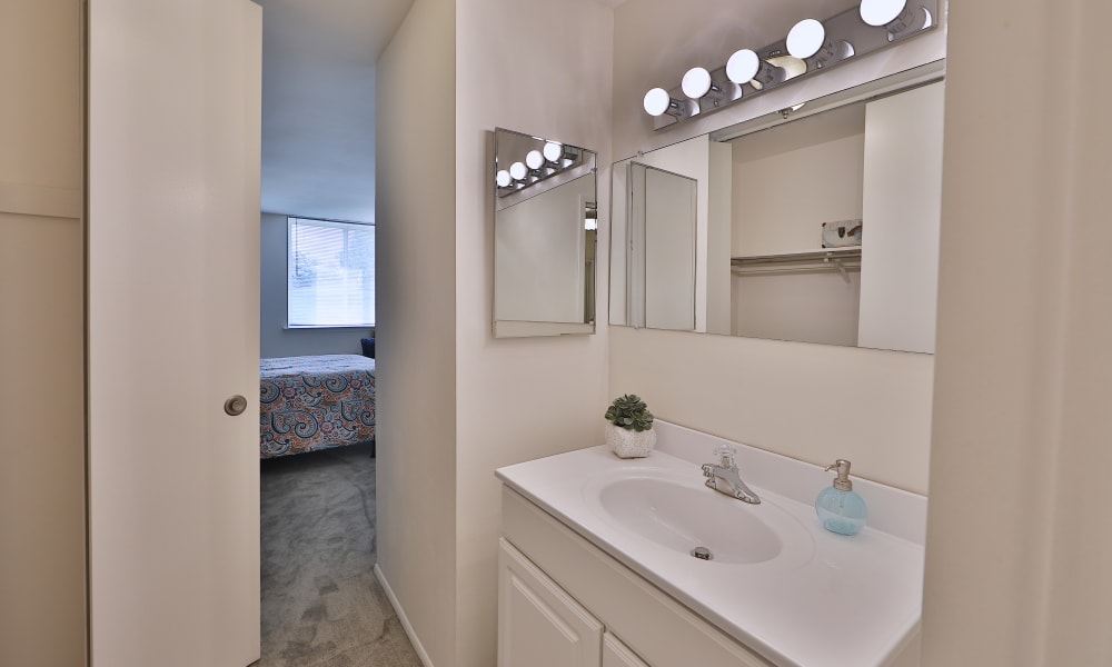 Bathroom at Lakewood Hills Apartments & Townhomes in Harrisburg, PA
