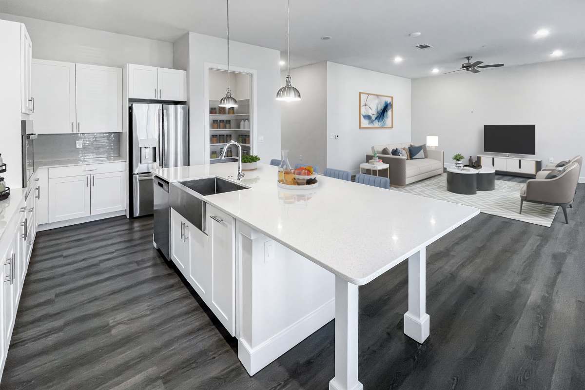 Kitchen at Watermere at the Preserve in North Richland Hills, Texas