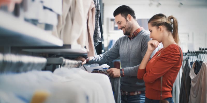 A couple shopping near Ramona Vista in Ramona, California