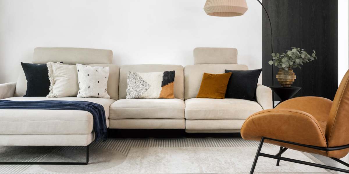 Living room with beautiful sofa  at The Park at Via Veneto in Jacksonville, Florida
