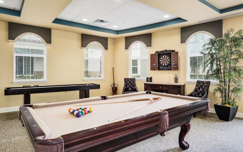 Billiards table at The Barclay at St. Augustine in St. Augustine, Florida