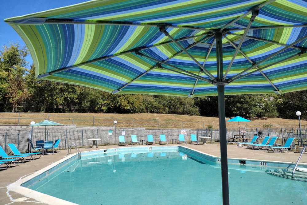 Community pool at Pebble Creek Apartments in Antioch, Tennessee