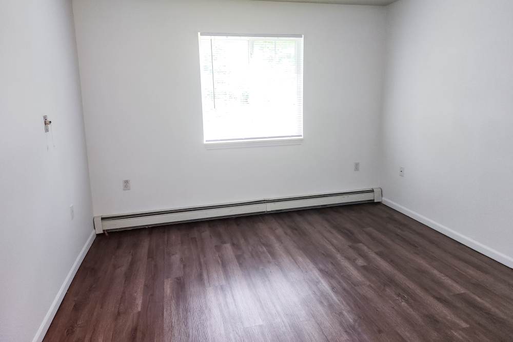 Unfurnished bedroom at Bramblewood in New Haven, Michigan