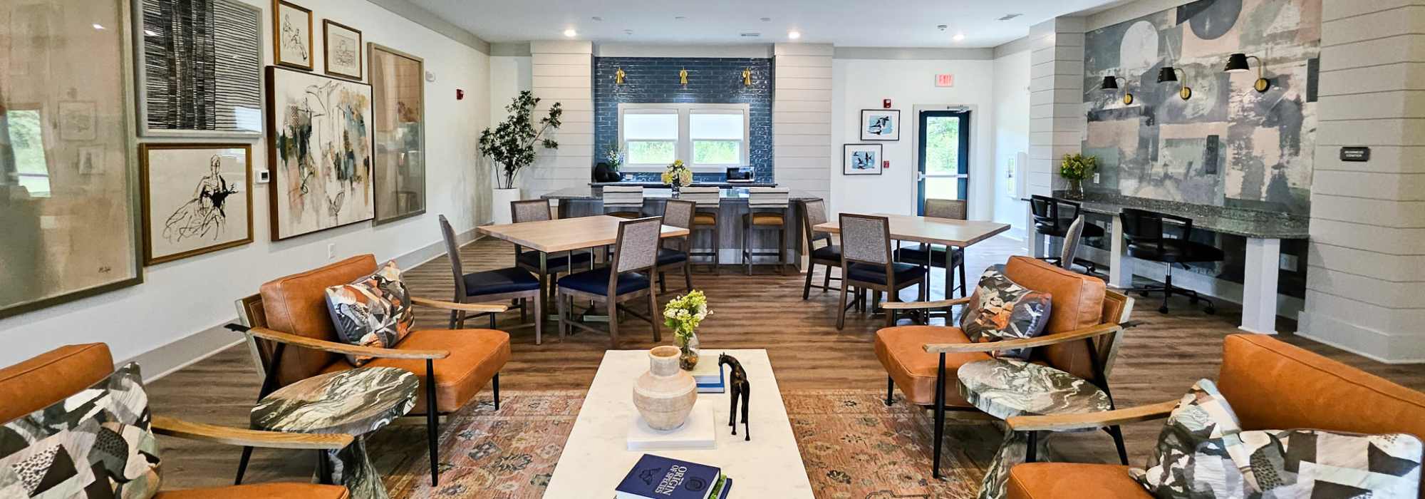 Spacious community center at Aston Pointe in Anderson, South Carolina