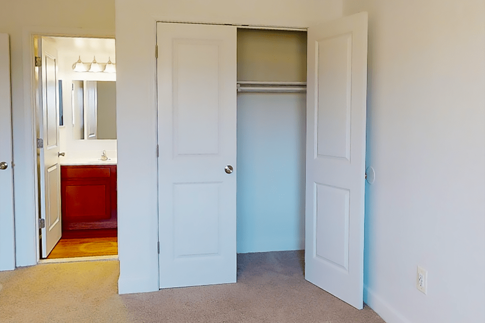 Closet at Rolling Park Apartments in Windsor Mill, Maryland