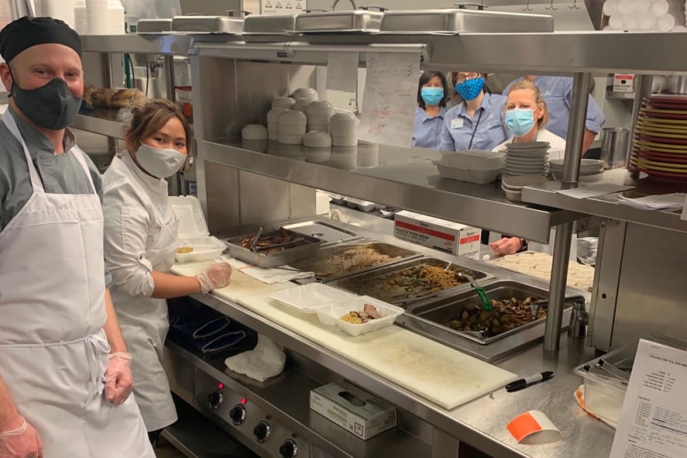 Masked Anthology of Grayslake kitchen staff