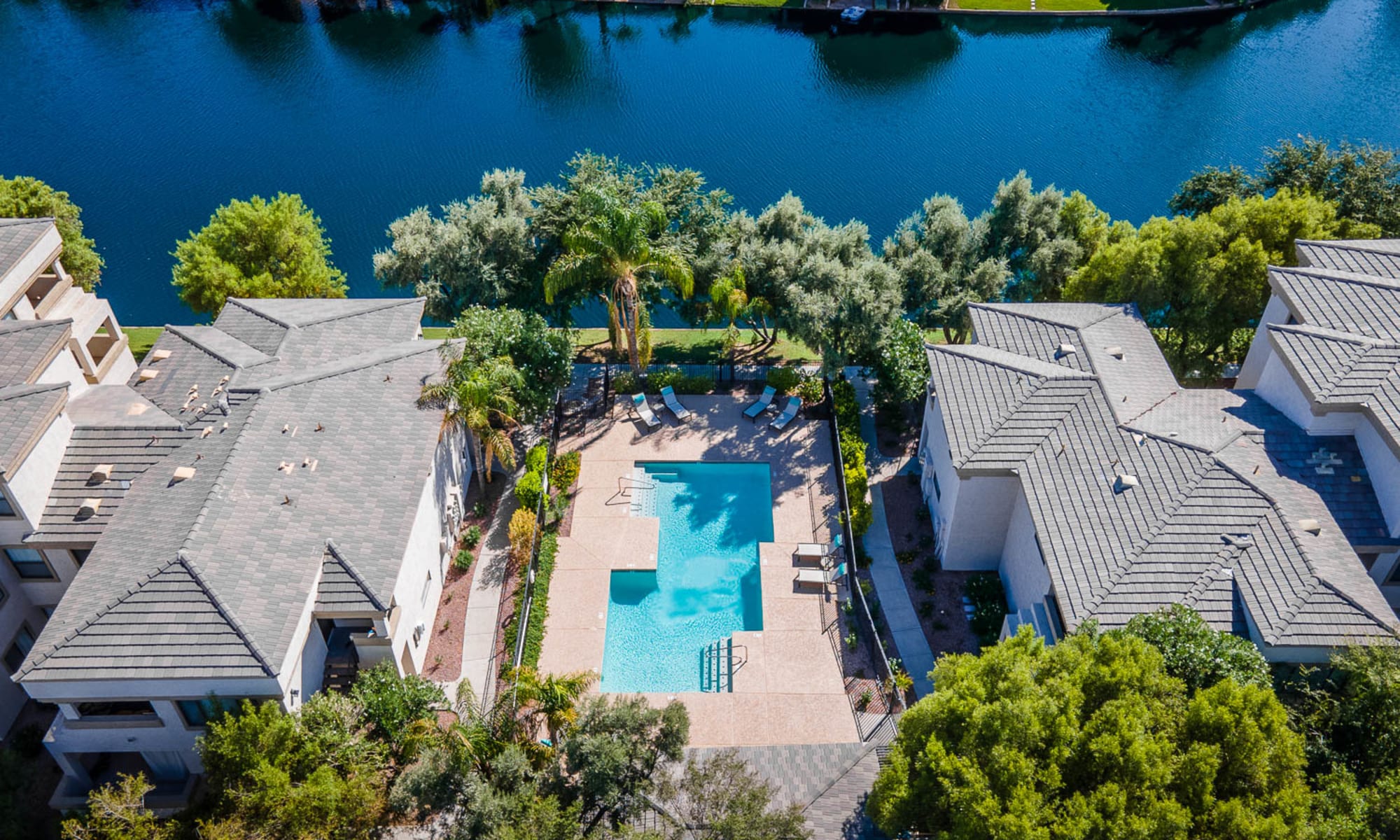 Beautiful views at Chandler, Arizona, at Waterside at Ocotillo