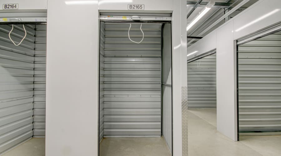 Small Interior Storage Units at First Rate Storage