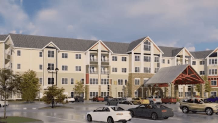 Rendering of the exterior of Harmony at Southridge!
