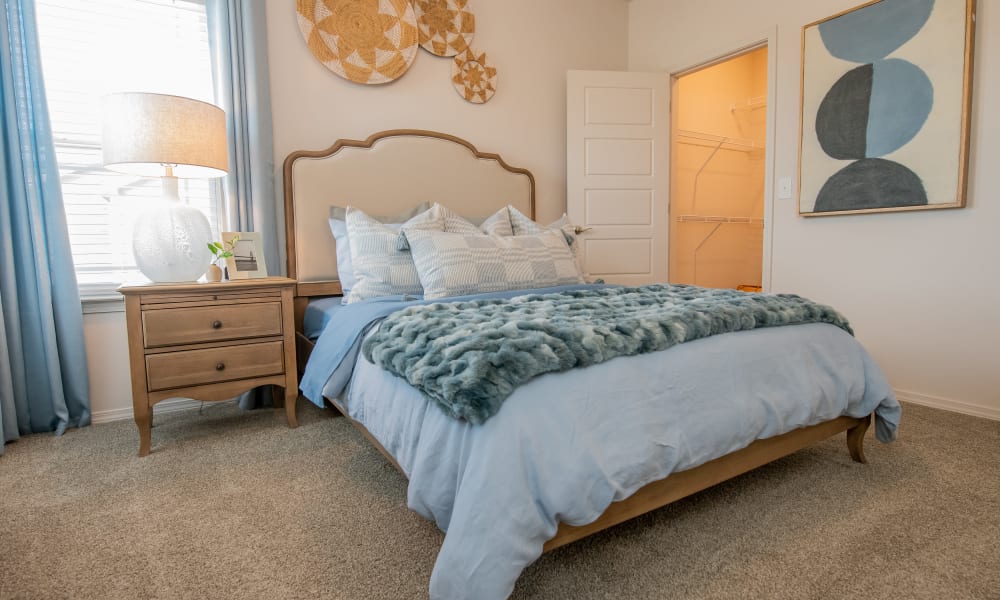 Bedroom at 24Hundred Apartments in Oklahoma City, OK