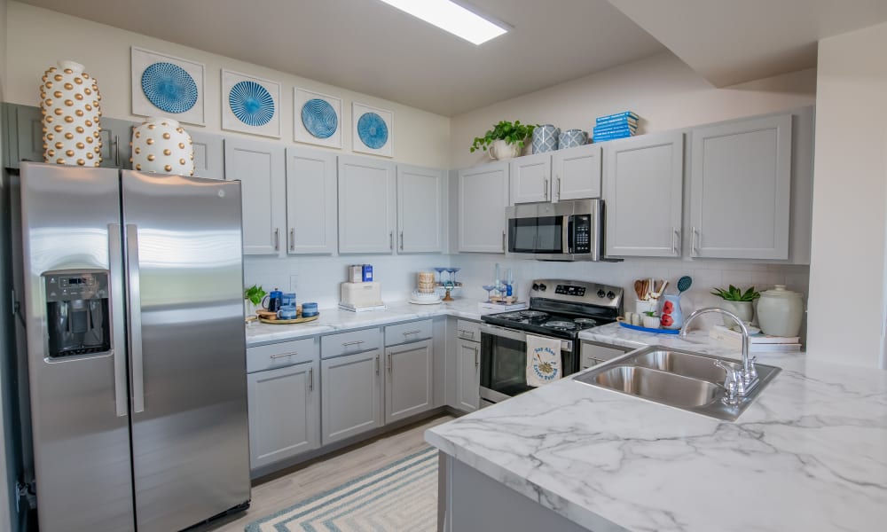 Kitchen at 24Hundred Apartments in Oklahoma City, OK