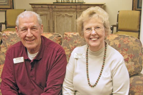 Norman and Norma Leary at Meadowlark Estates Gracious Retirement Living in Lawrence, Kansas